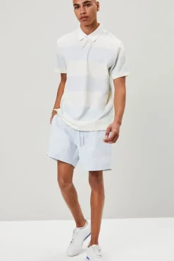 Recycled Nylon Graphic Swim Trunks