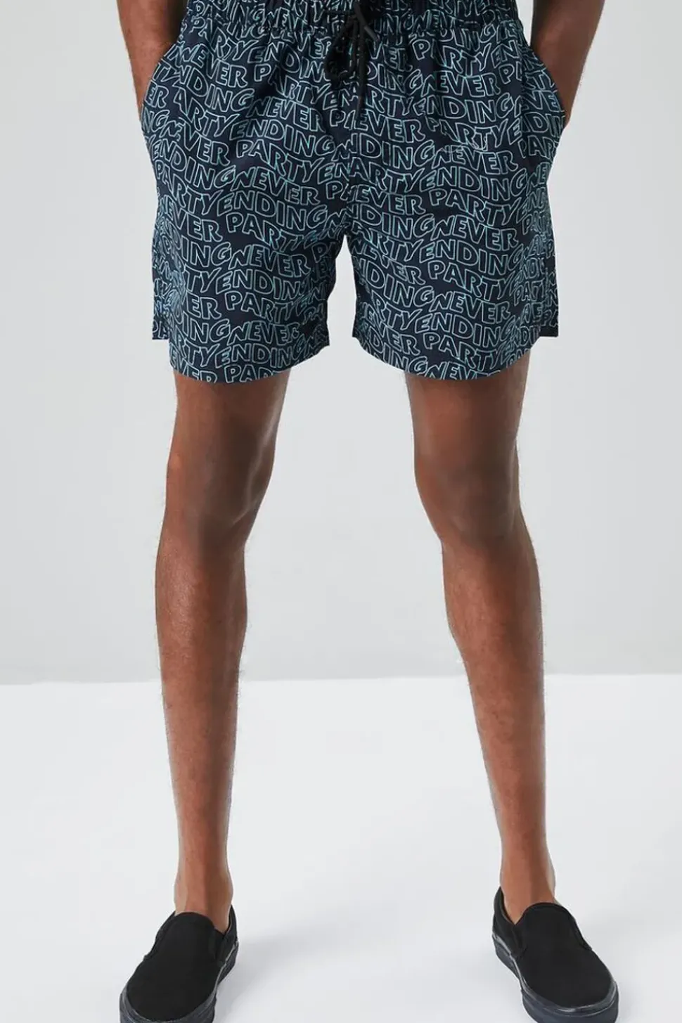 Recycled Nylon Never Ending Party Swim Trunks