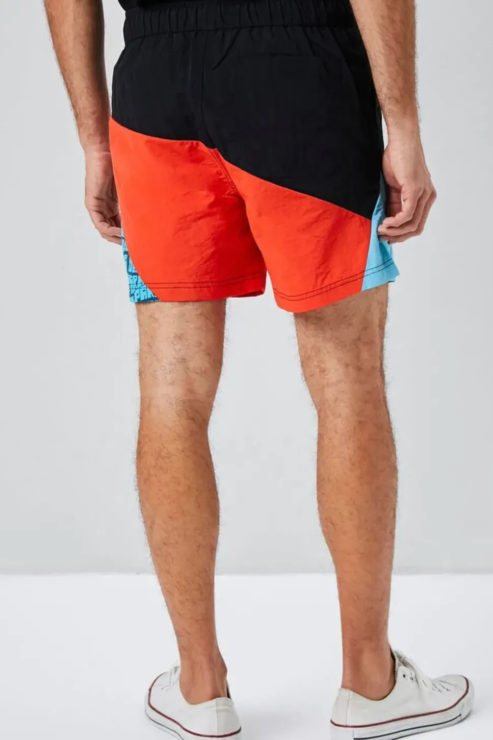 Recycled Nylon Paradise Graphic Swim Trunks