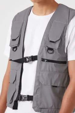Reflective Utility Cargo Vest
