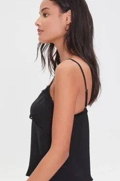 Relaxed Lace-Trim Cami