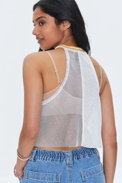 Reworked Boston Graphic Crop Top