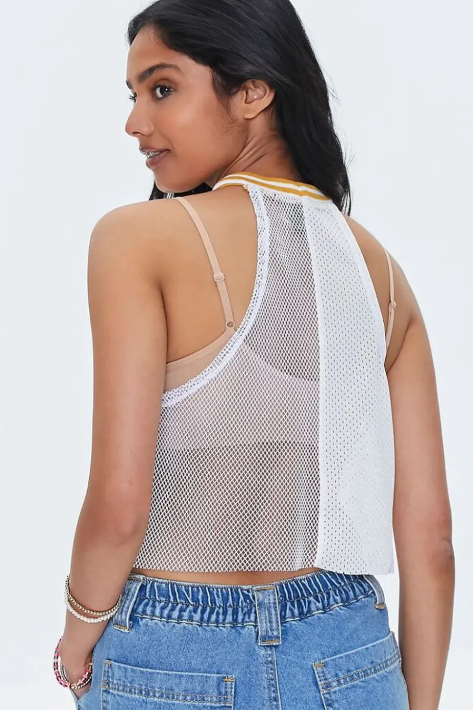 Reworked Boston Graphic Crop Top