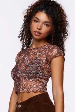 Reworked Floral Baby Tee