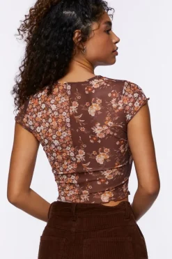 Reworked Floral Baby Tee