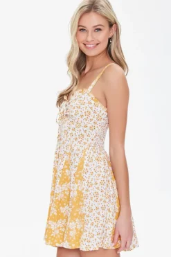 Reworked Floral Mini Dress