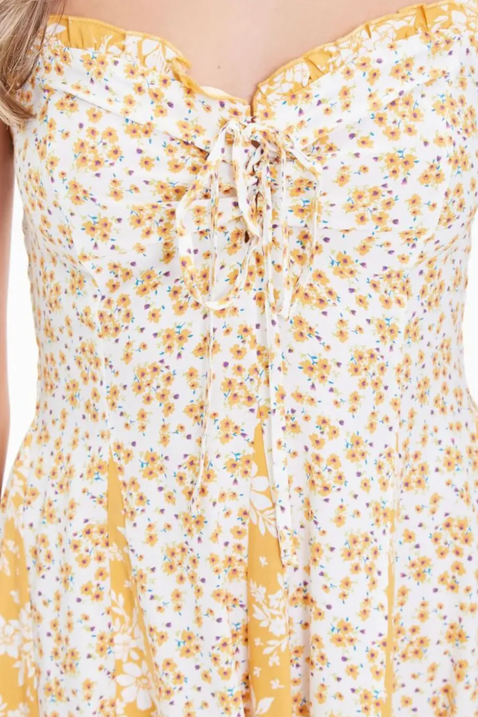 Reworked Floral Mini Dress