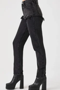 Reworked High-Rise Jeans