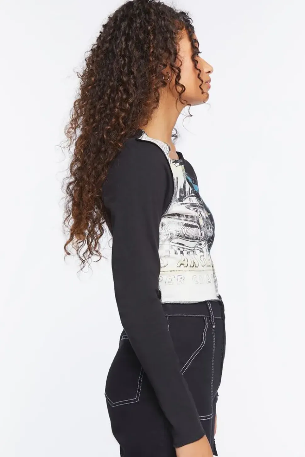Reworked Los Angeles Crop Top
