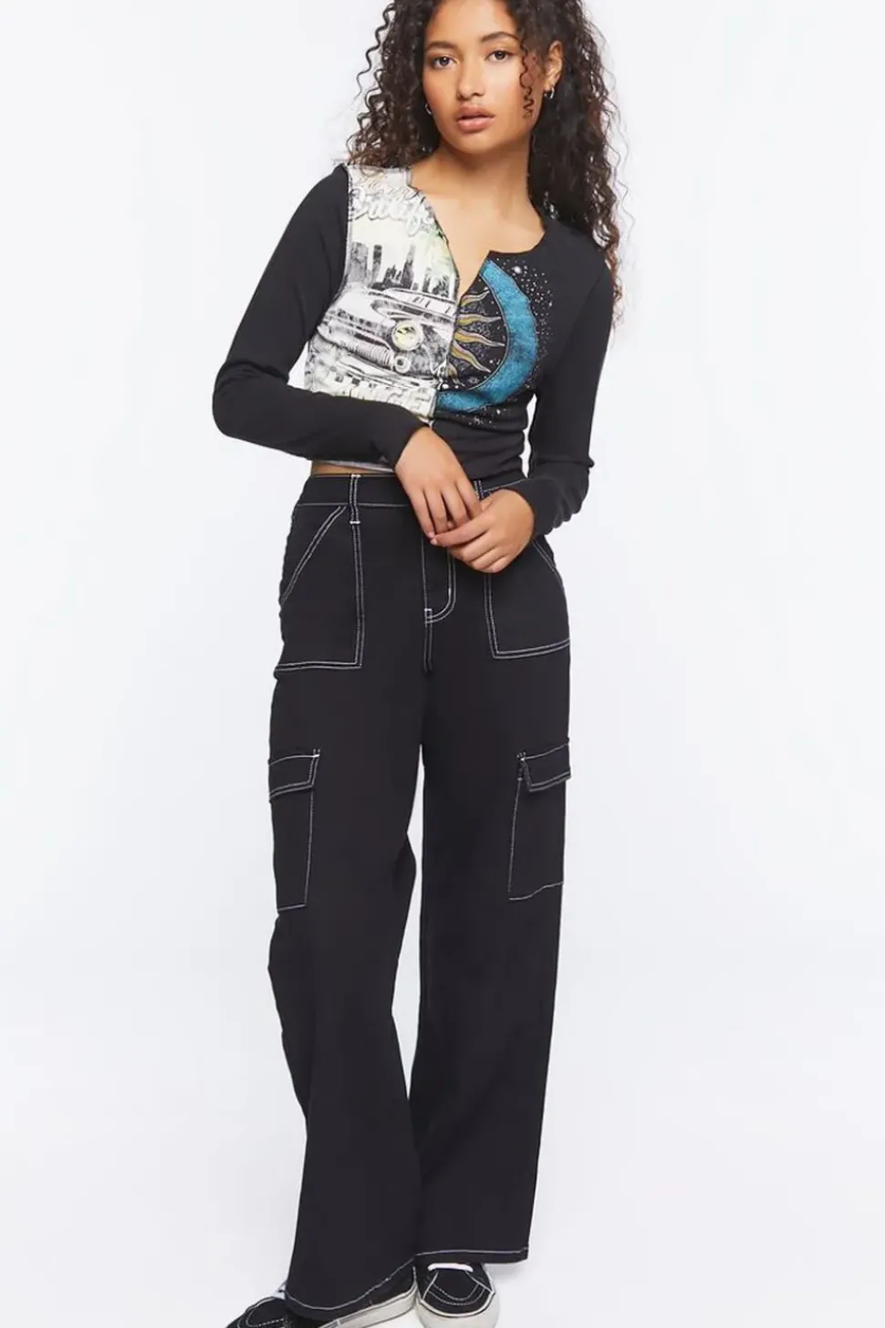 Reworked Los Angeles Crop Top