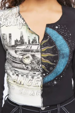 Reworked Los Angeles Crop Top