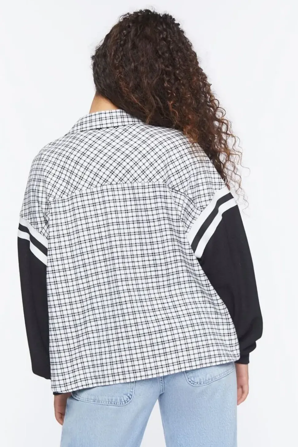 Reworked Plaid Combo Flannel Shirt