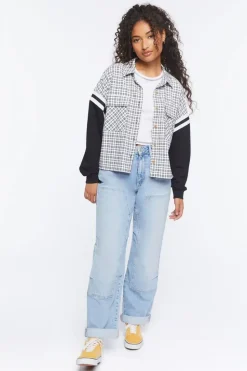 Reworked Plaid Combo Flannel Shirt