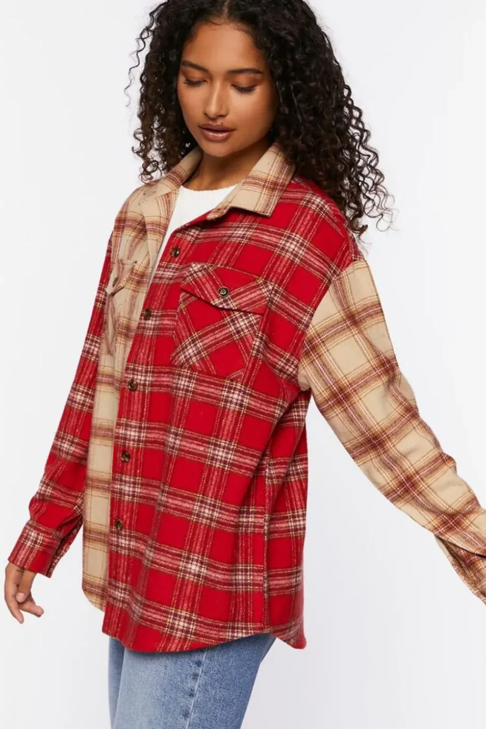 Reworked Plaid Flannel Shirt