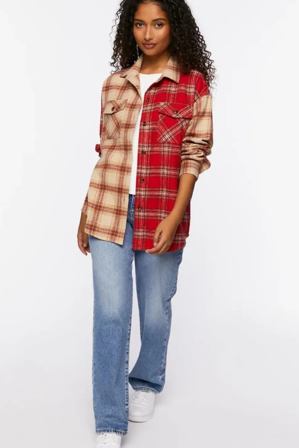 Reworked Plaid Flannel Shirt