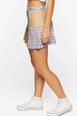 Reworked Plaid Mini Skirt