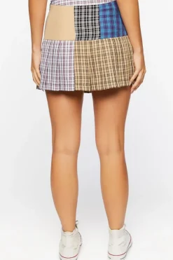 Reworked Plaid Mini Skirt
