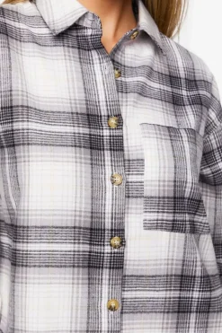 Reworked Plaid Shirt Dress
