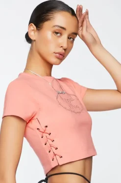 Rhinestone Angel Vibe Graphic Tee