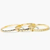 Rhinestone Bangle Bracelet Set