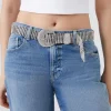 Rhinestone Box Chain Belt