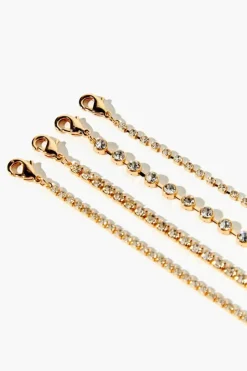 Rhinestone Bracelet Set
