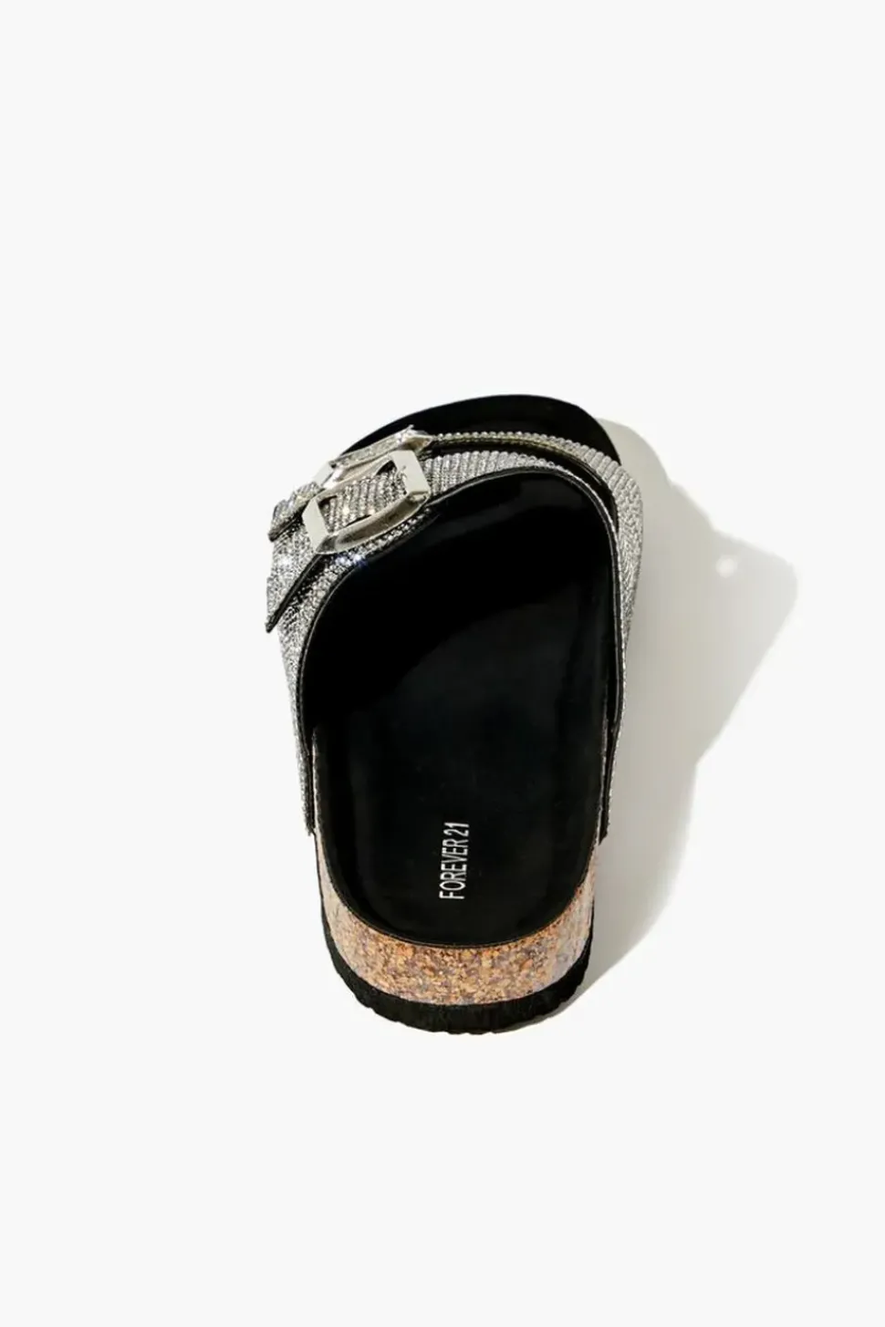 Rhinestone Buckled Slides