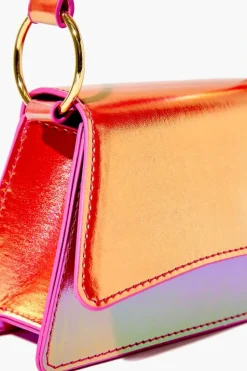 Rhinestone Butterfly Baguette Bag