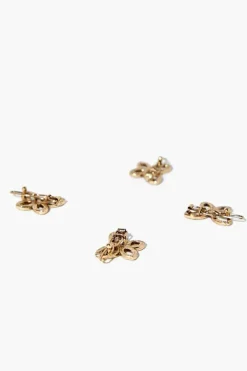 Rhinestone Butterfly Hair Clip Set