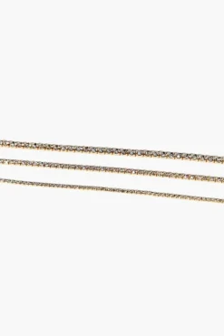 Rhinestone Chain Bracelet Set