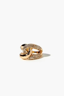 Rhinestone Cocktail Ring