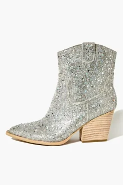 Rhinestone Cowboy Ankle Boots