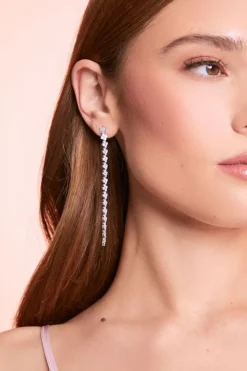 Rhinestone Duster Earrings