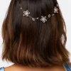 Rhinestone Flower Head Chain