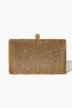 Rhinestone Fringe Clutch Bag