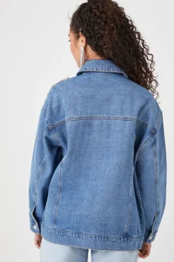 Rhinestone Fringe Denim Jacket
