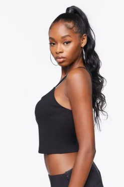 Rhinestone Heart Ladder Cutout Cami