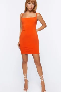 Rhinestone Open-Back Mini Dress