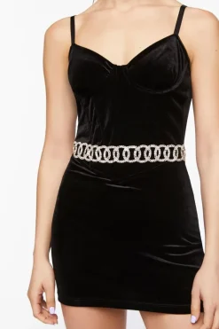 Rhinestone O-Ring Belt