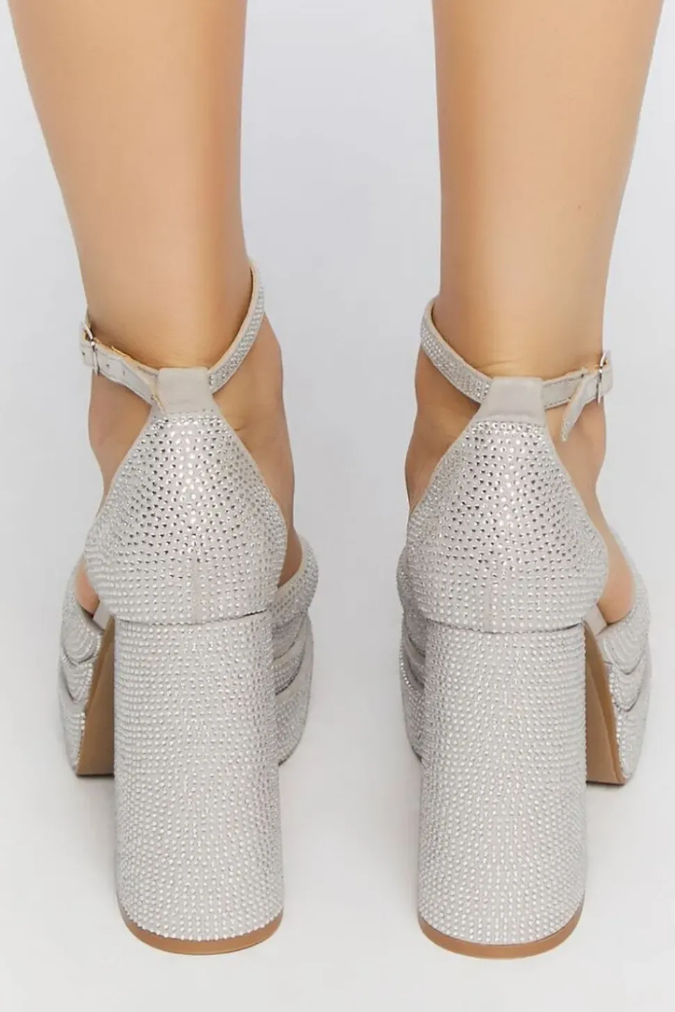 Rhinestone Platform Heels