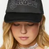 Rhinestone Rodeo Rose Trucker Hat