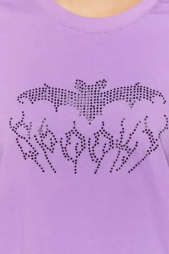 Rhinestone Spooky Graphic Tee