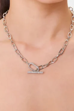 Rhinestone Toggle-Clasp Jewelry Set