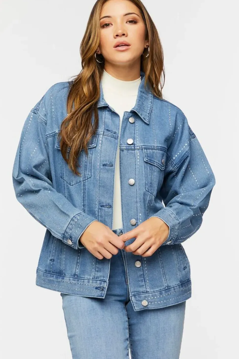 Rhinestone Trucker Jacket