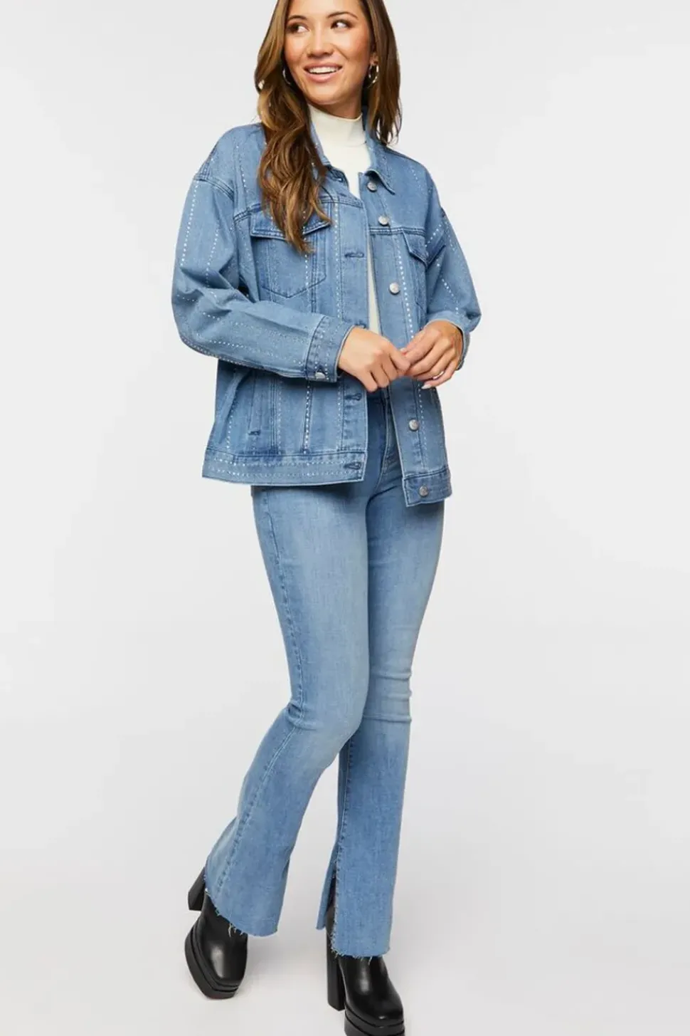 Rhinestone Trucker Jacket