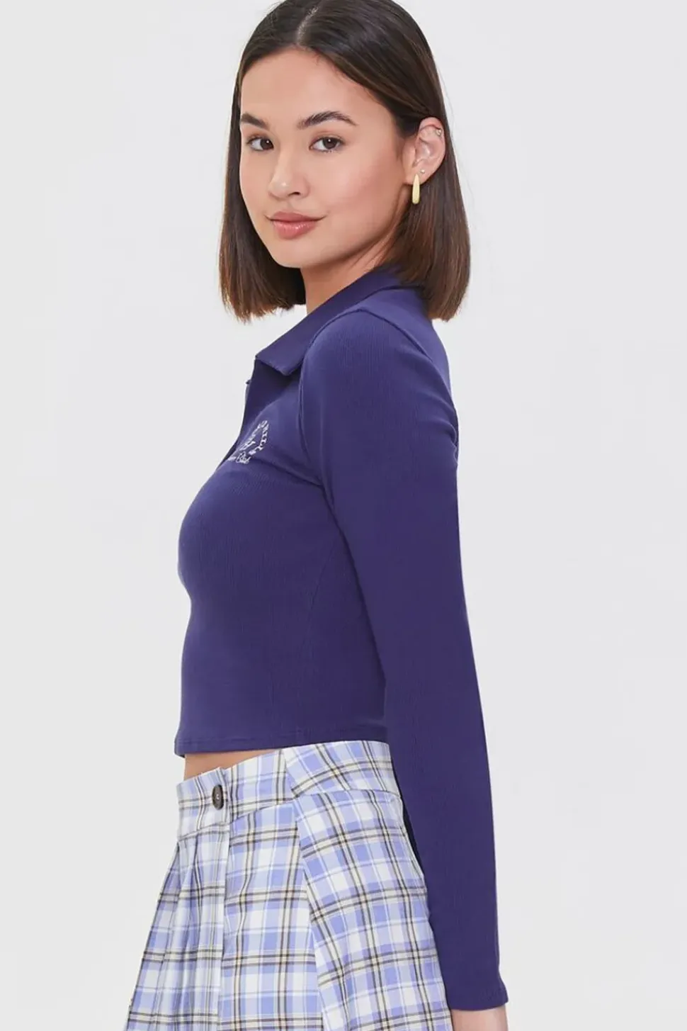 Ribbed Beverly Hills Graphic Top