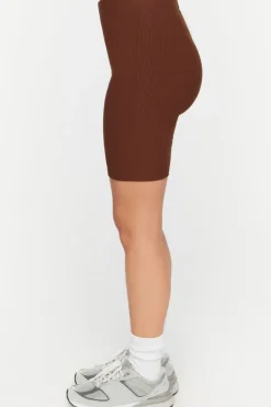 Ribbed Biker Shorts
