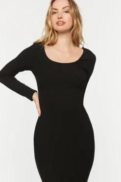 Ribbed Bodycon Mini Dress