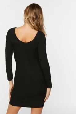 Ribbed Bodycon Mini Dress