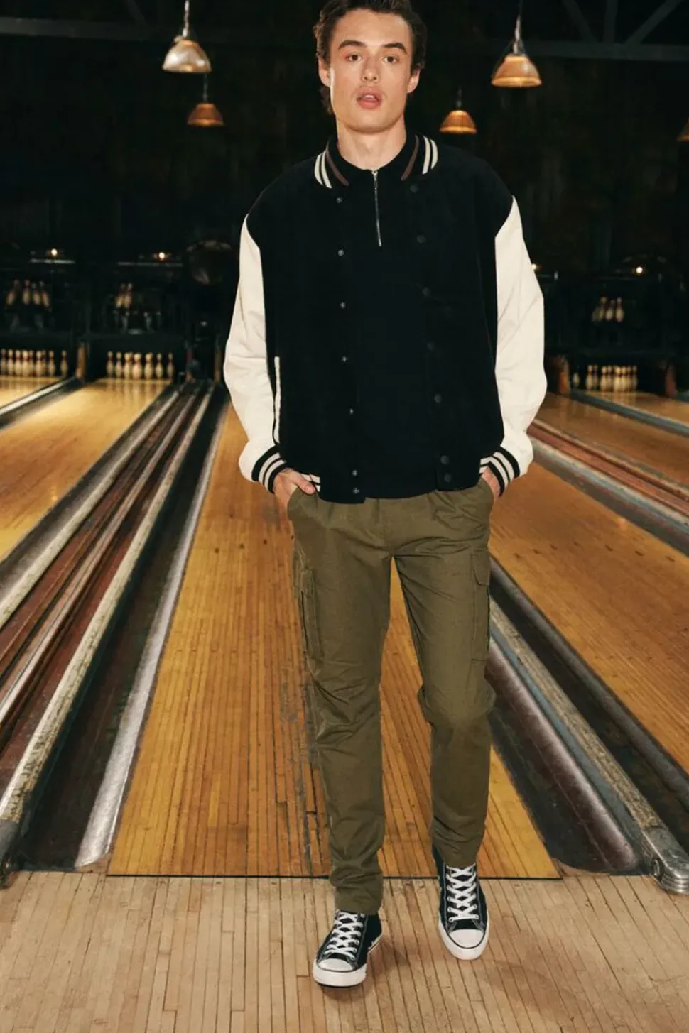 Ribbed Bomber Jacket